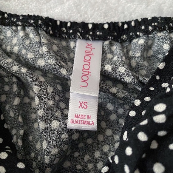 NWT Ruched Chest Above Knee Polkadot Dress - Picture 11 of 12